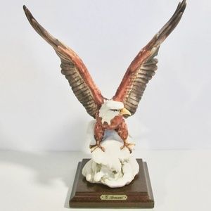 Giuseppe Armani Landed Eagle Sculpture